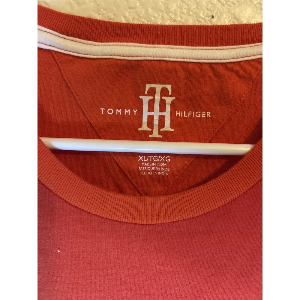 Tommy Hilfiger Classics T-Shirt Rare white H Design Logo size XL - Picture 2 of 16